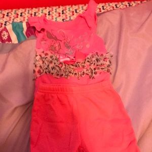 Minnie Mouse ounce with pink bottoms